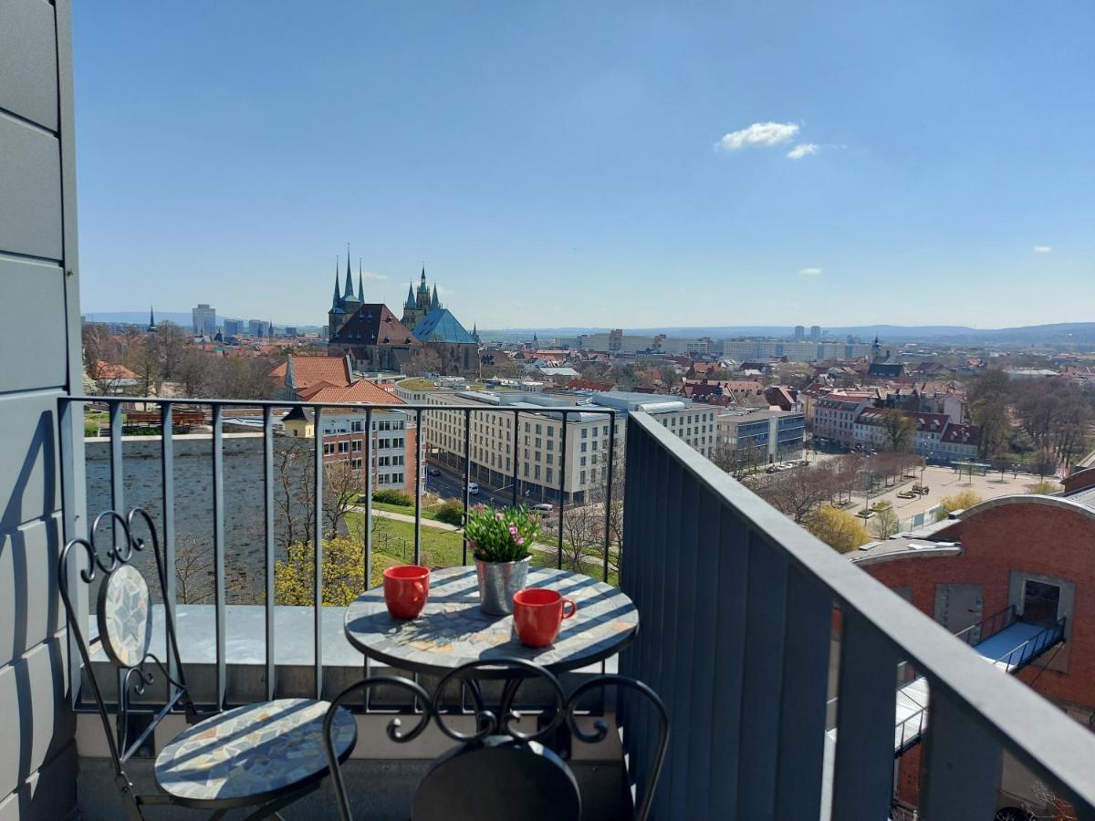 At The Top - Penthouse Ueber Den Daechern Der Stadt Эрфурт Экстерьер фото